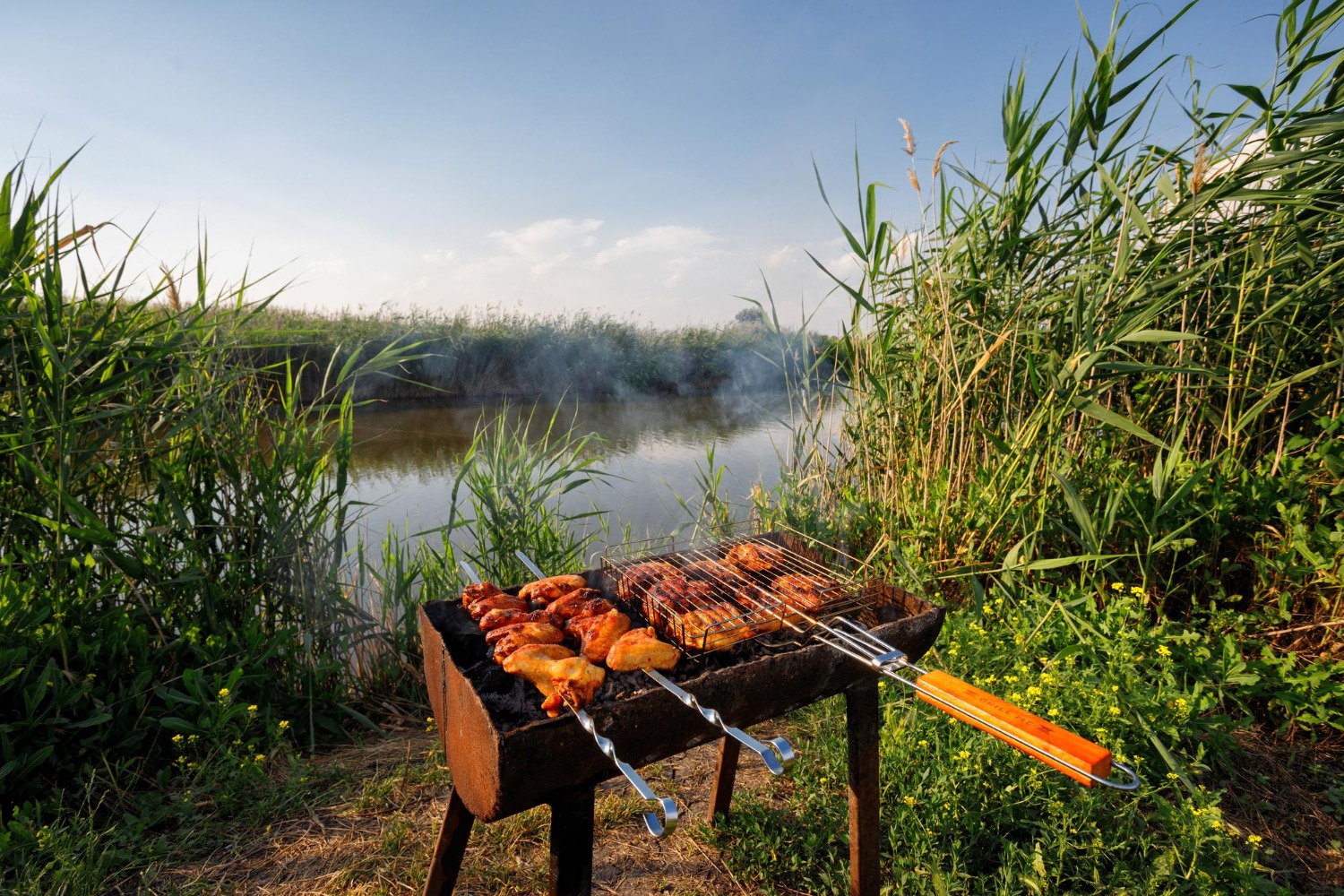 Firmenevent Ideen München - Grillen an der Isar