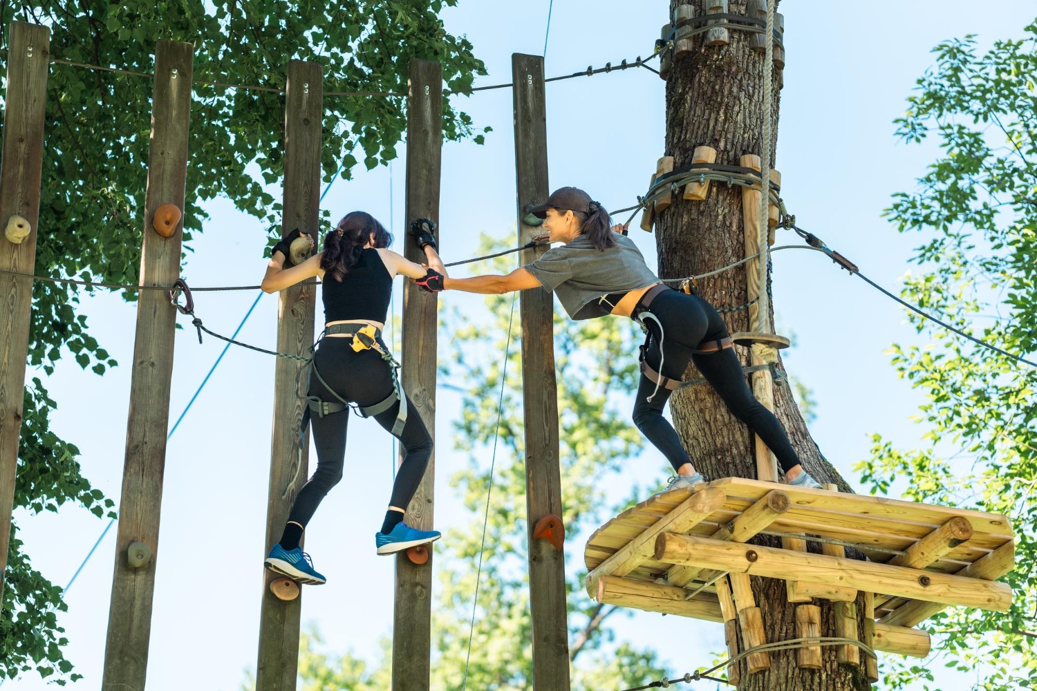 Firmenevent Ideen München - Hochseilgarten