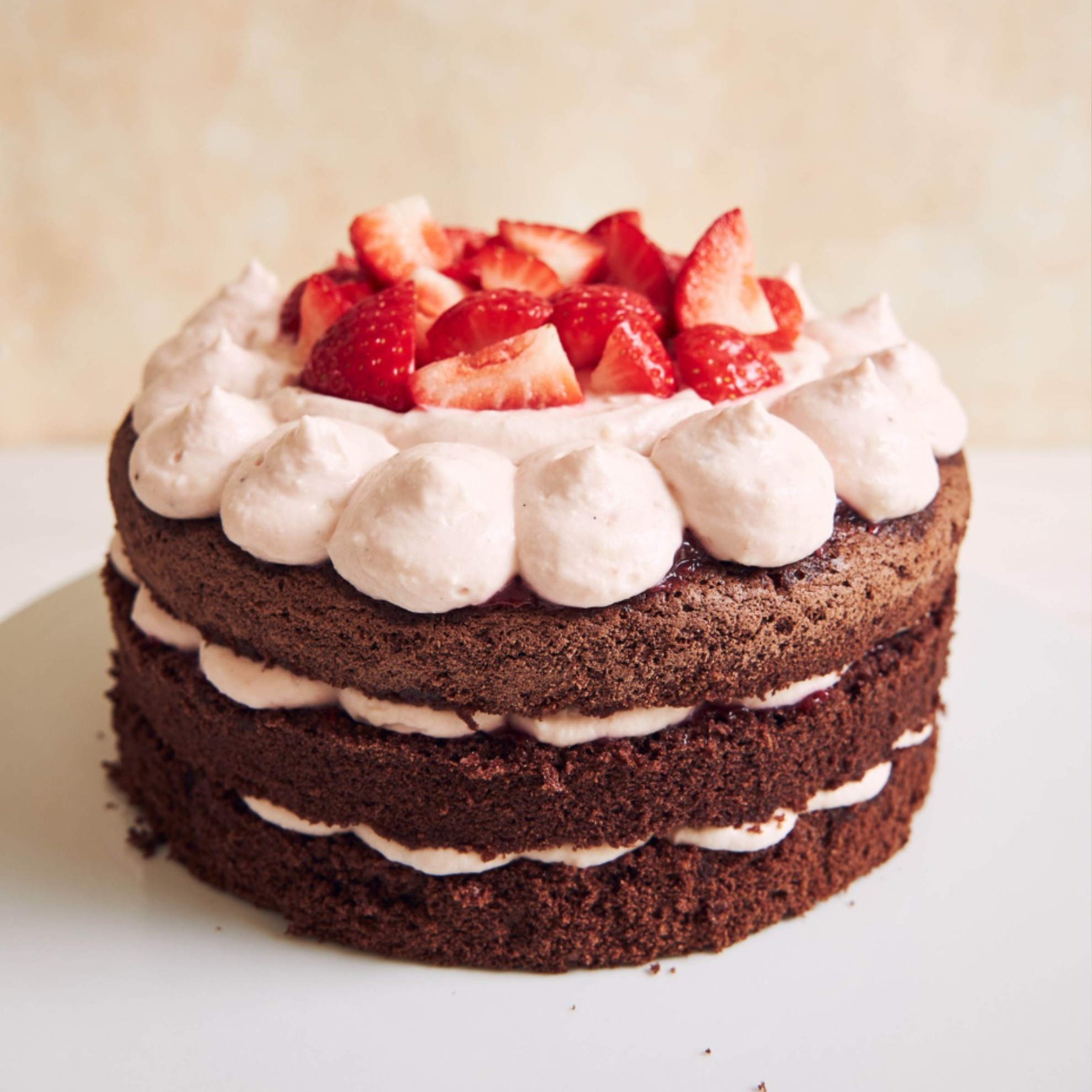 Naked Wedding Cake